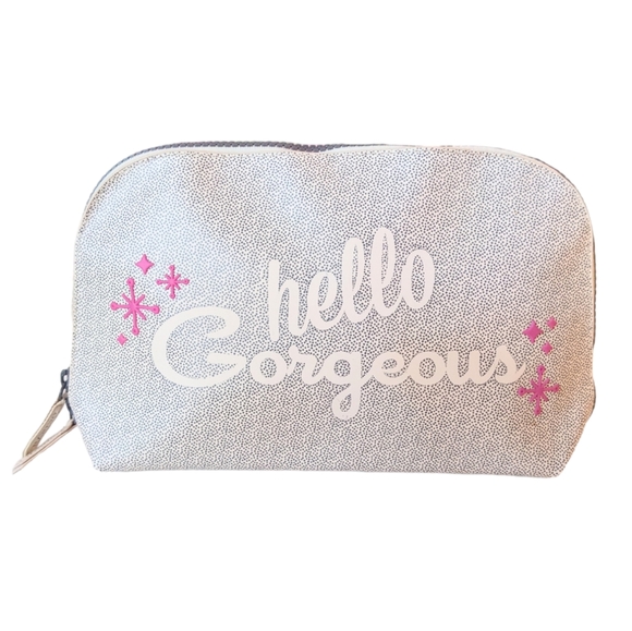 Benefit Bags Hello Benefit Cosmetics Oval Top Zip Makeup